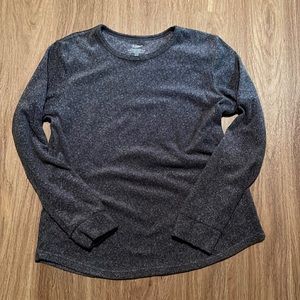 Heather gray like new ClimateRight by CuddlDuds soft long sleeve shirt.